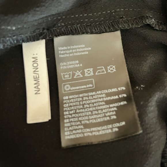 H&M Black Ruffle Shoulder Blouse – Youth Size 13–14 - Picture 12 of 12